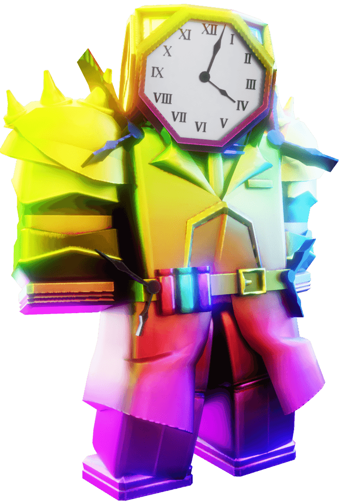 Rainbow Future Large Clockman