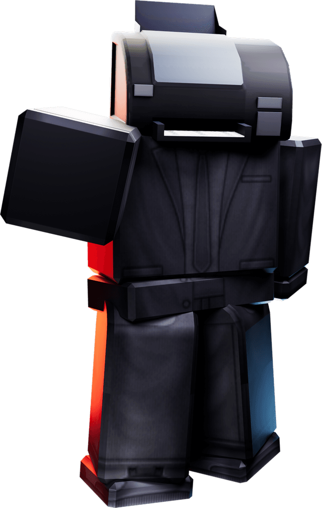Dark Printer Man