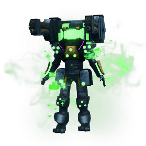 Futuristic Titan TV Man