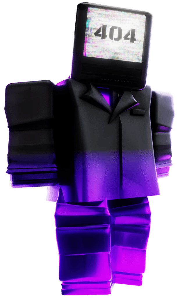 Glitched TV Man